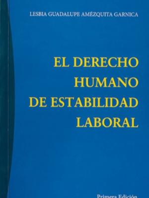 Portada del documento El derecho humano de estabilidad laboral