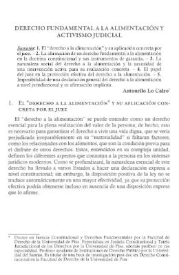 Portada de Derecho fundamental a la alimentación y activismo judicial 