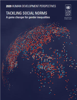 Portada de 2020 Human development perspectives: Tackling social norms. A game changer for gender inequalities