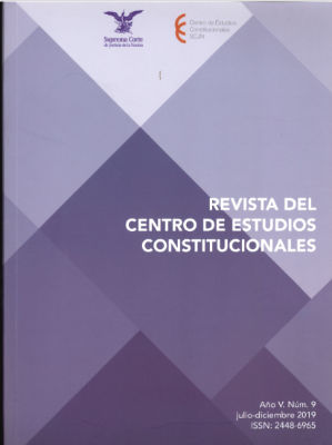 Portada de Revista del Centro de Estudios Constitucionales 