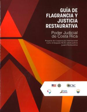 Portada de Guía de Flagrancia y Justicia Restaurativa 