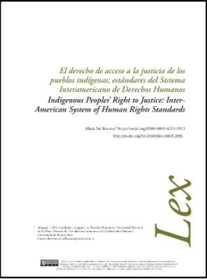 Portada de El derecho de acceso a la justicia de los pueblos indígenas: Estándares del Sistema Interamericano de Derechos Humanos