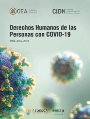 Portada de Derechos humanos de las personas con covid-19: Resolución  4/2020