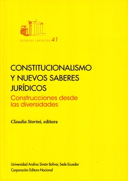 Portada de Constitucionalismo y nuevos saberes jurídicos: Construcciones desde  las diversidades