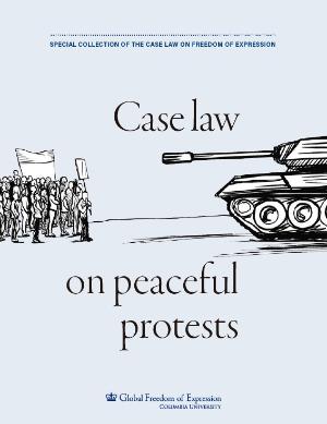 Portada de Case law on peaceful protests