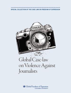 Portada de Global Case-law on Violence Against Journalists