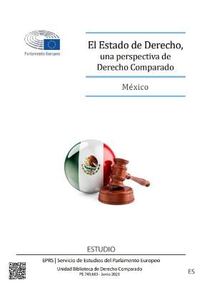 Portada de El estado de derecho, una perspectiva de derecho comparado: México