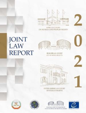 Portada de Joint Law Report: African Court on Human and Peoples’ Rights, European Court of Human Rights, Inter-American Court of Human Rights