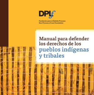 Portada de Manual para defender los derechos de los pueblos indígenas y tribales