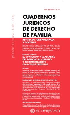 Portada de Cuadernos jurídicos de derecho de familia: Revista de jurisprudencia y doctrina