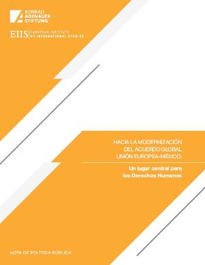 Portada de Hacia la modernización del Acuerdo Global Unión Europea–México: Un lugar central para los Derechos Humanos