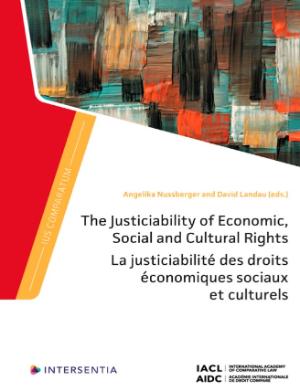 Portada de The Justiciability of Economic, Social and Cultural Rights