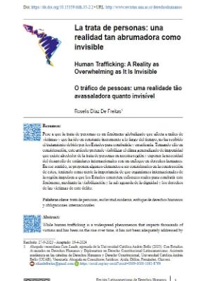 Portada de La trata de personas: Una realidad tan abrumadora como invisible