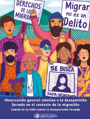 Portada de Observación general relativa a la desaparición forzada en el contexto de la migración 