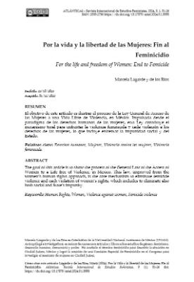 Portada de Por la vida y la libertad de las mujeres: Fin al feminicidio