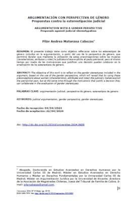 Portada de Argumentación con perspectiva de género: Propuestas contra la estereotipación judicial