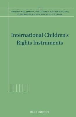 Portada de International children’s rights instruments