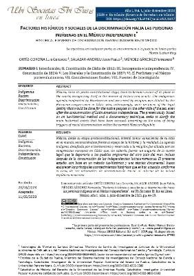 Portada de Factores históricos y sociales de la discriminación hacia las Personas Indígenas en el México Independiente