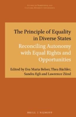 Portada de Studies in territorial and cultural diversity governance: Reconciling autonomy with equal rights and opportunities